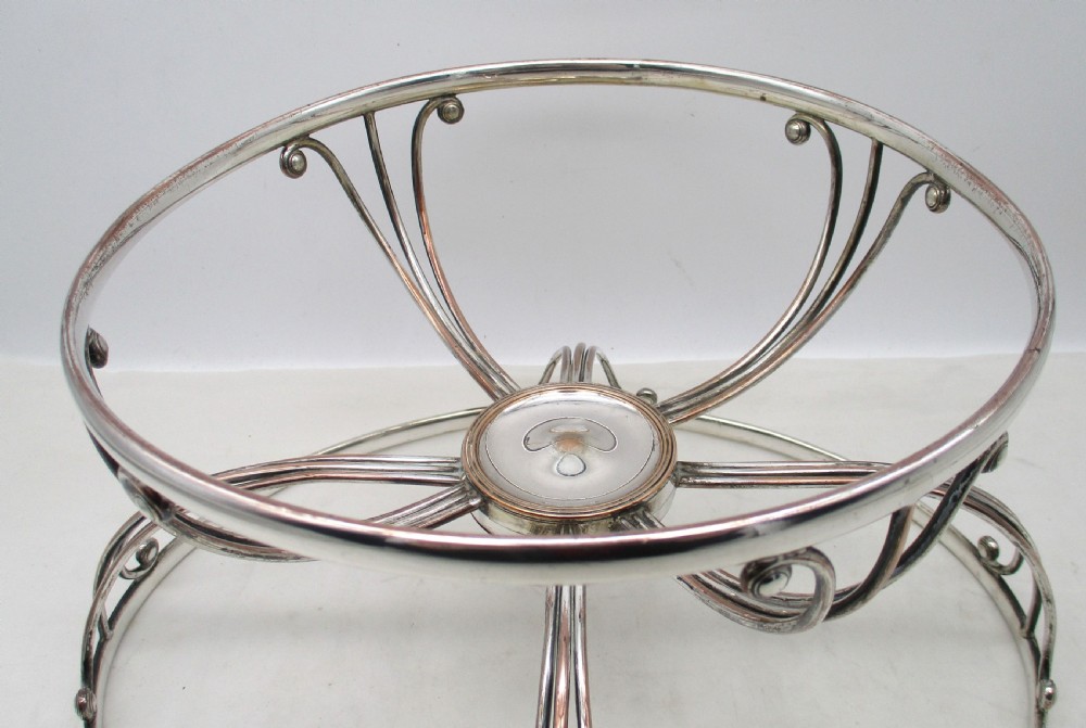 Fine Old Sheffield Plated Dish Ring View IV