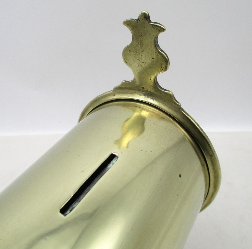 Elegant 19th Century Brass Alms Box View IV