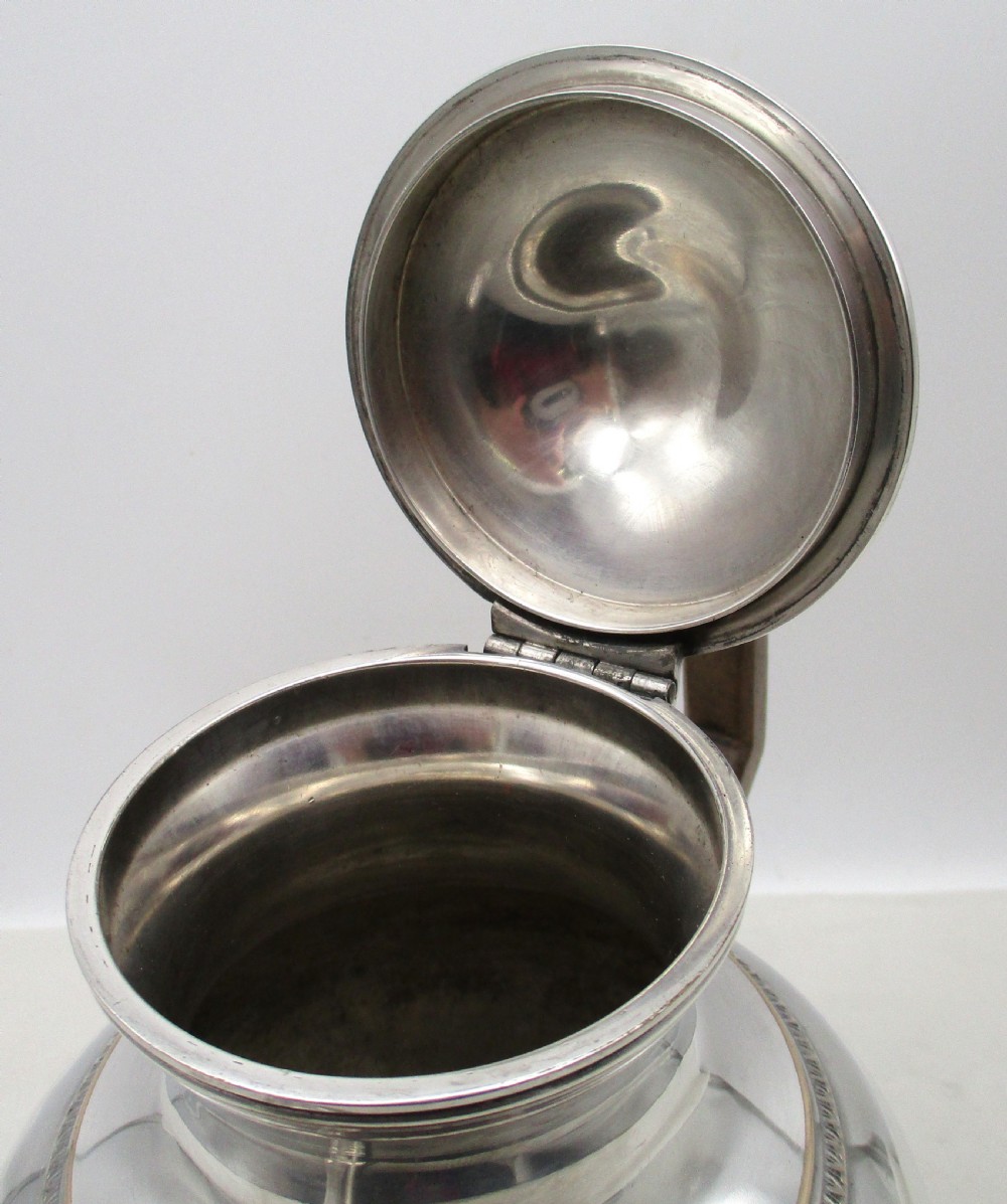 French Silver Plated Coffee Pot by Victor Saglier Paris View VII