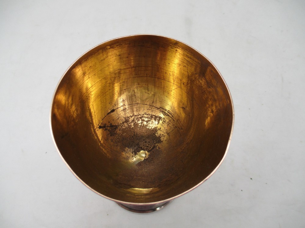 Fine 18th Century Old Sheffield Plated Wine Goblet View IV