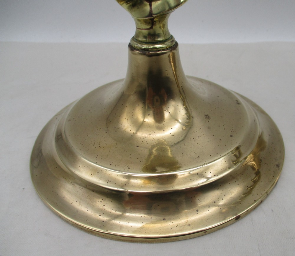 Pair of 19th Century Brass Twist Candlesticks View VI