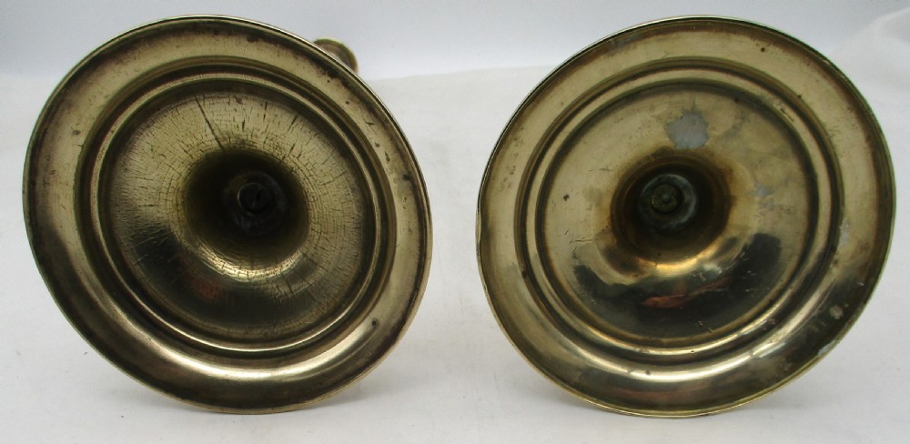 Pair of 19th Century Brass Twist Candlesticks View VII