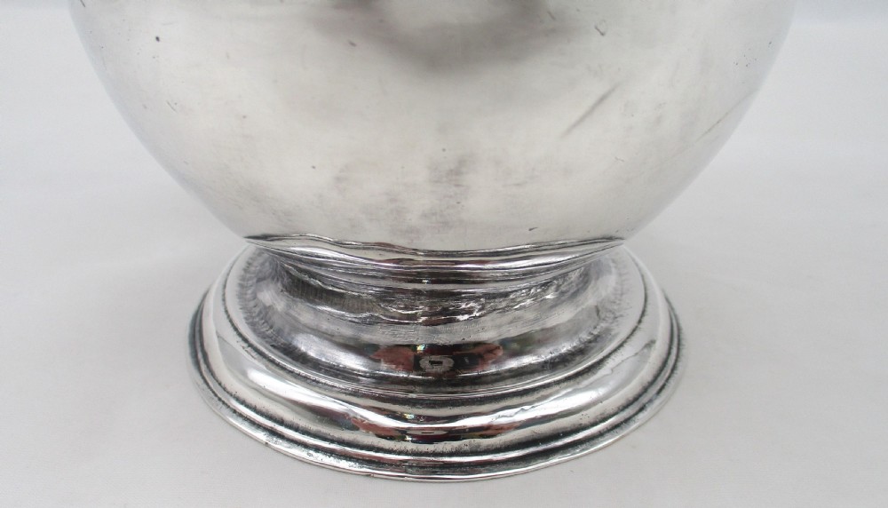 Rare Small Old Sheffield Plated Coffee Pot Early Marks View VI