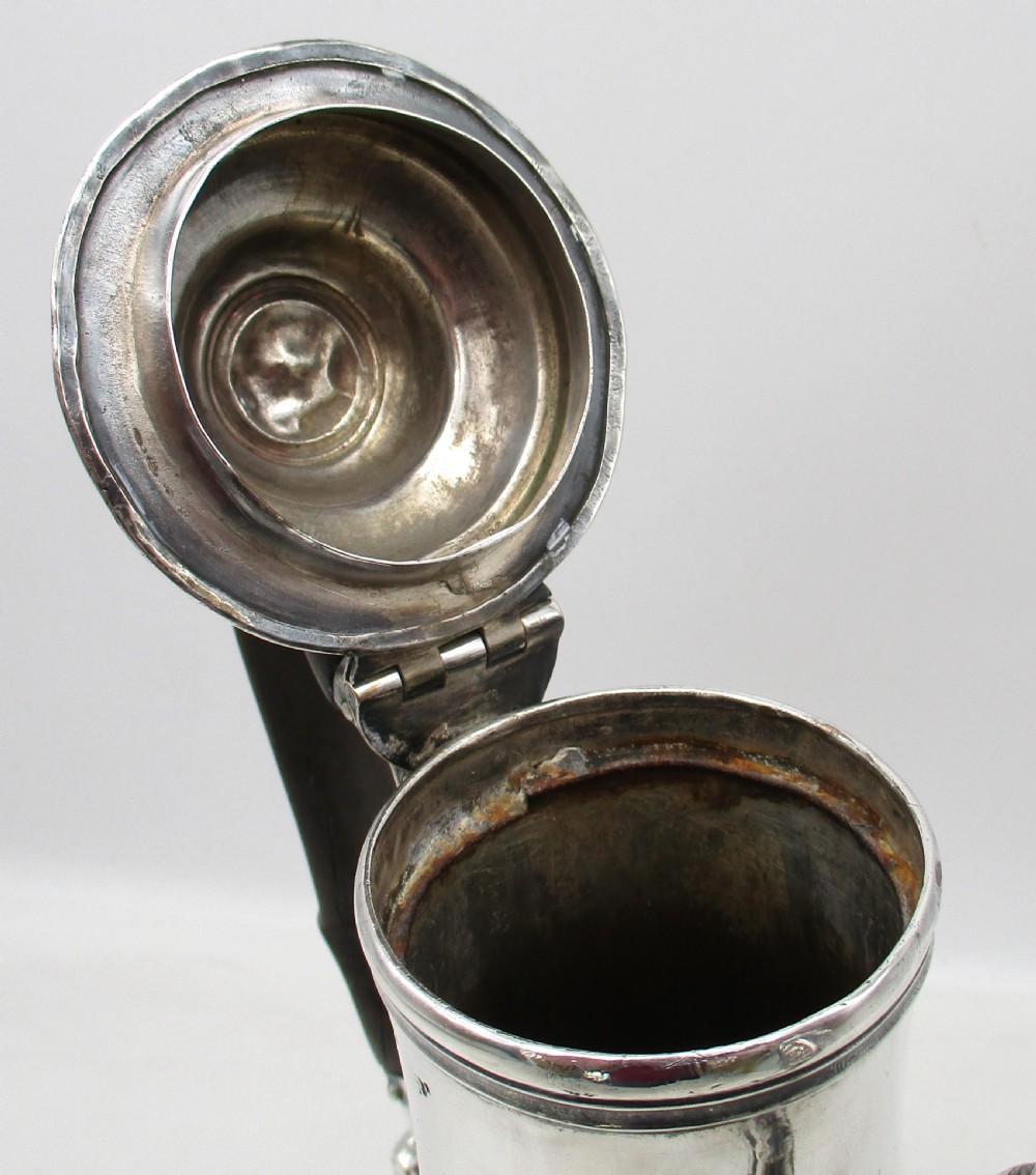 Rare Small Old Sheffield Plated Coffee Pot Early Marks View VII