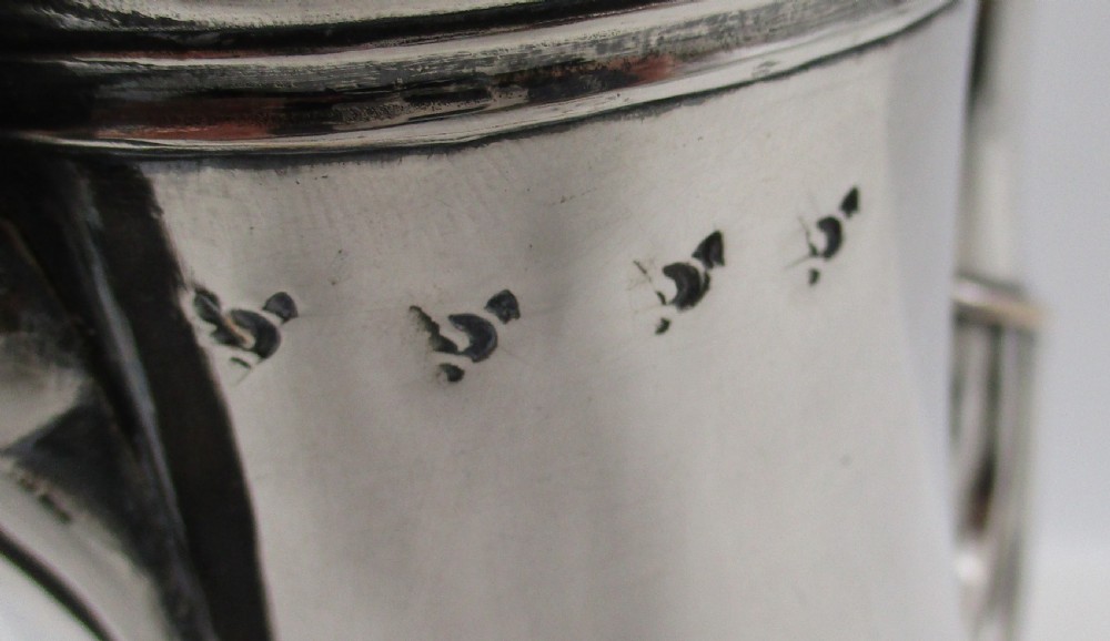 Rare Small Old Sheffield Plated Coffee Pot Early Marks View VIII