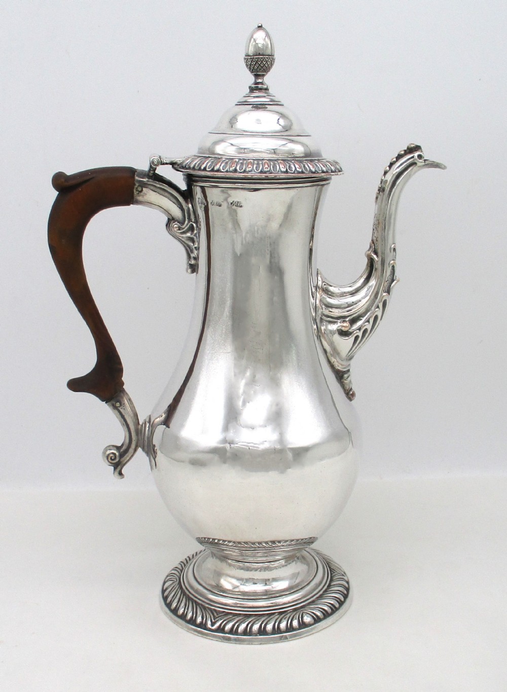 Rare 18th Century Old Sheffield Plated Coffee Pot by Richard Morton