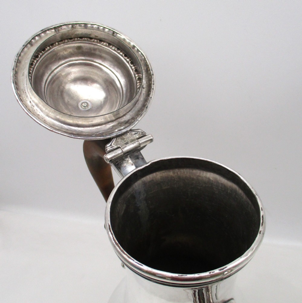 Rare 18th Century Old Sheffield Plated Coffee Pot by Richard Morton View VII