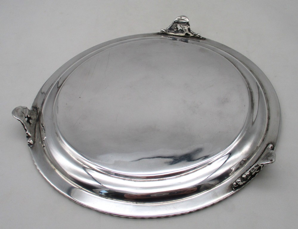 Small Old Sheffield Plated Tray c1800 View VI