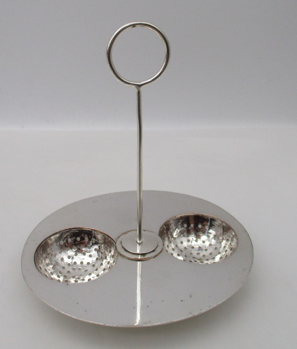 Unusual Old Sheffield Plated Egg Coddler View VII