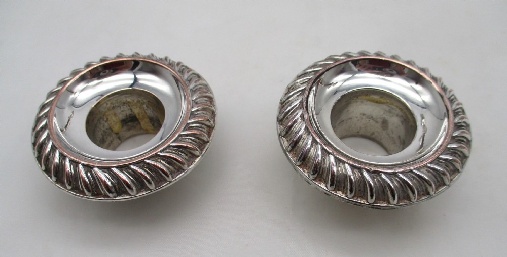Good Pair of Old Sheffield Plated Candlesticks View VII