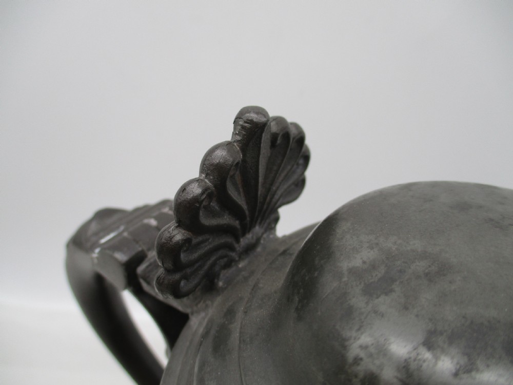 19th Century Pewter Lidded Tankard View IV