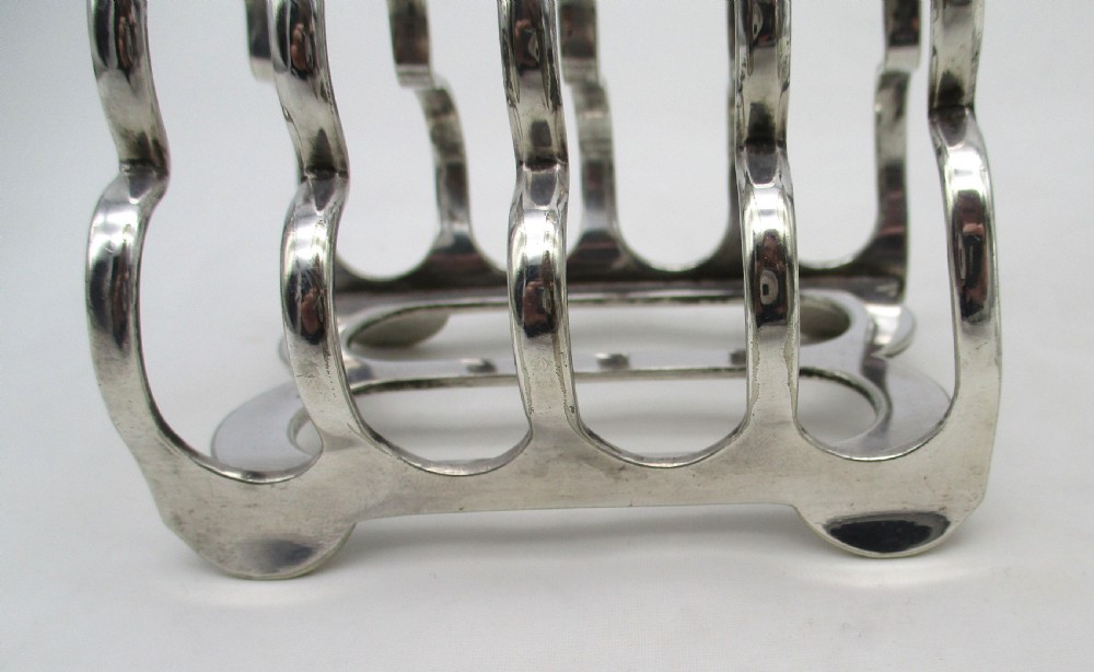 Fine Pair of Silver Plated Toast Racks by Elkington View V