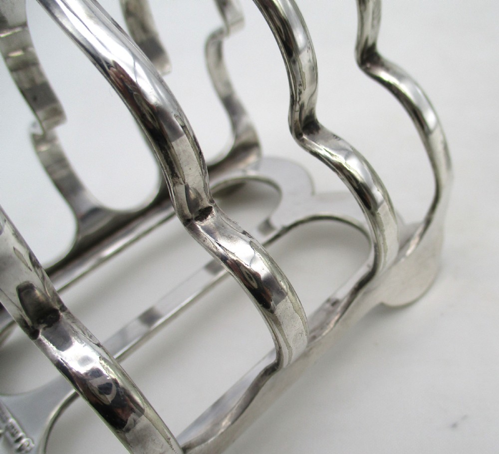 Fine Pair of Silver Plated Toast Racks by Elkington View VI