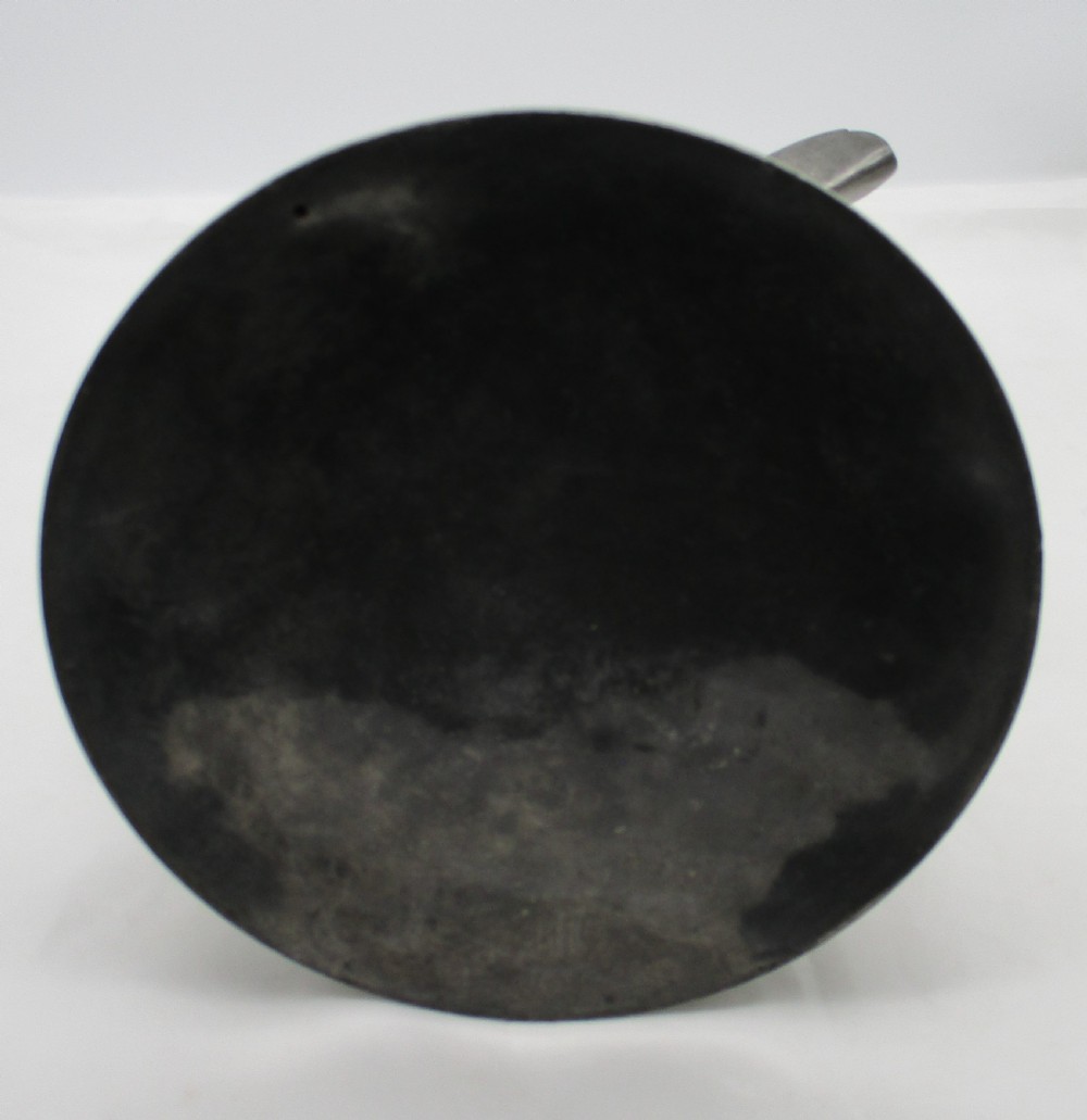 Near Pair of Very Large Pewter Communion Flagons / Jugs 1845 View X