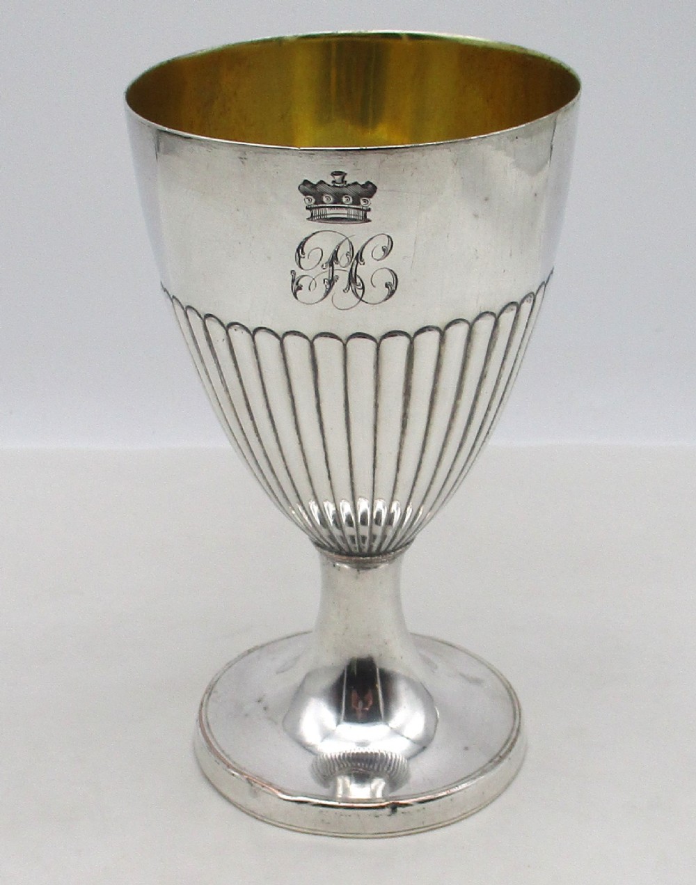 18th Century Old Sheffield Plated Wine Goblet 