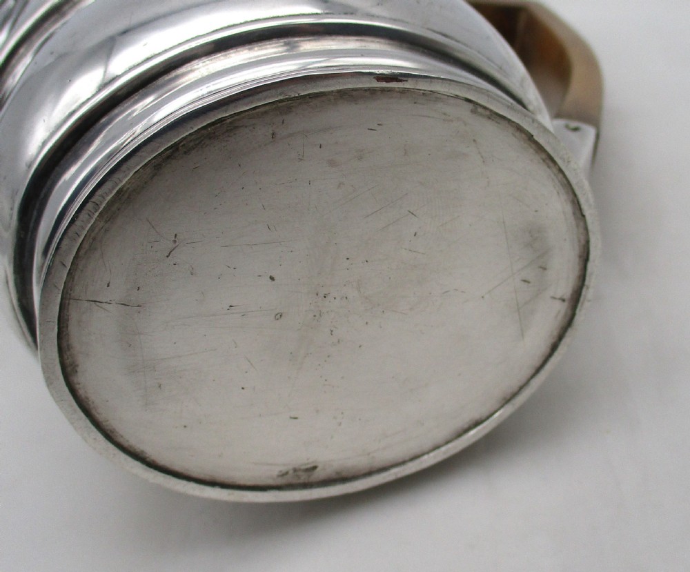 Small Old Sheffield Plated Lidded Jug c1830 View VII