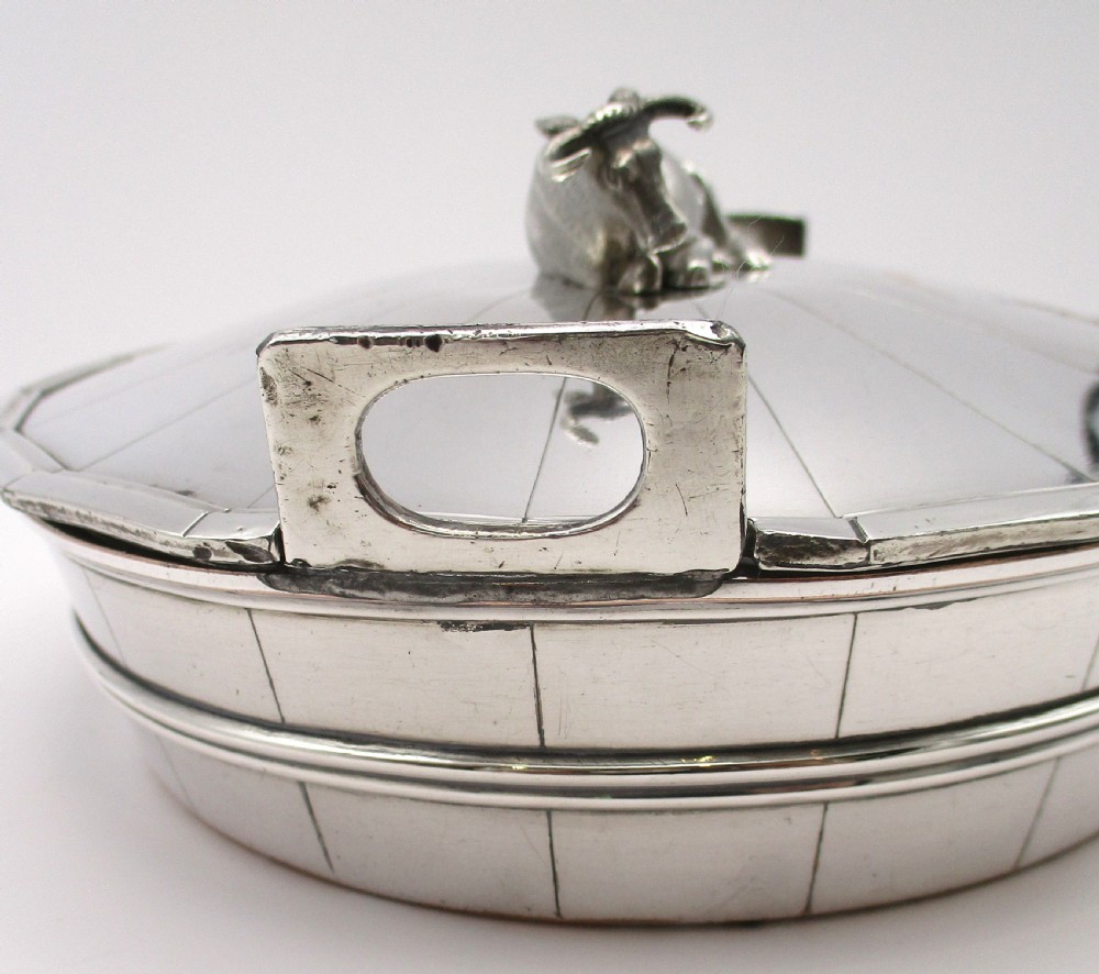 Rare Old Sheffield Plated Butter Dish c1830 View VI