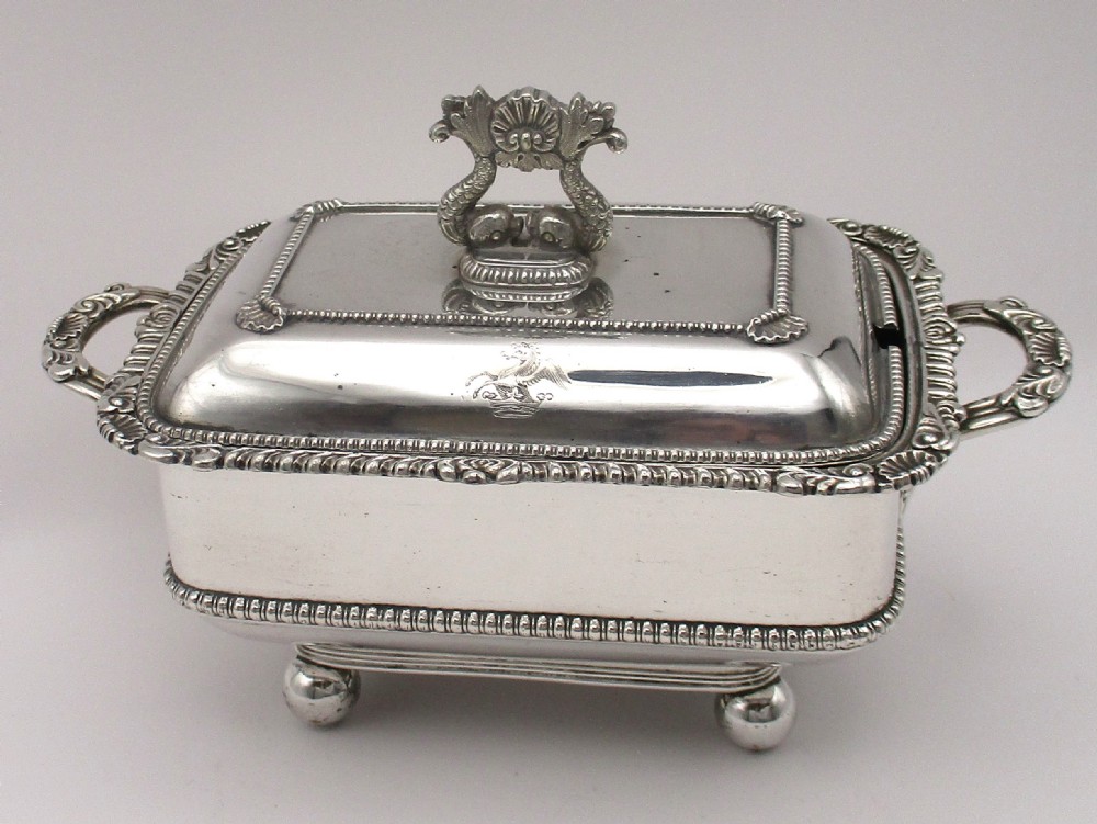 Small Old Sheffield Plated Sauce Tureen View II
