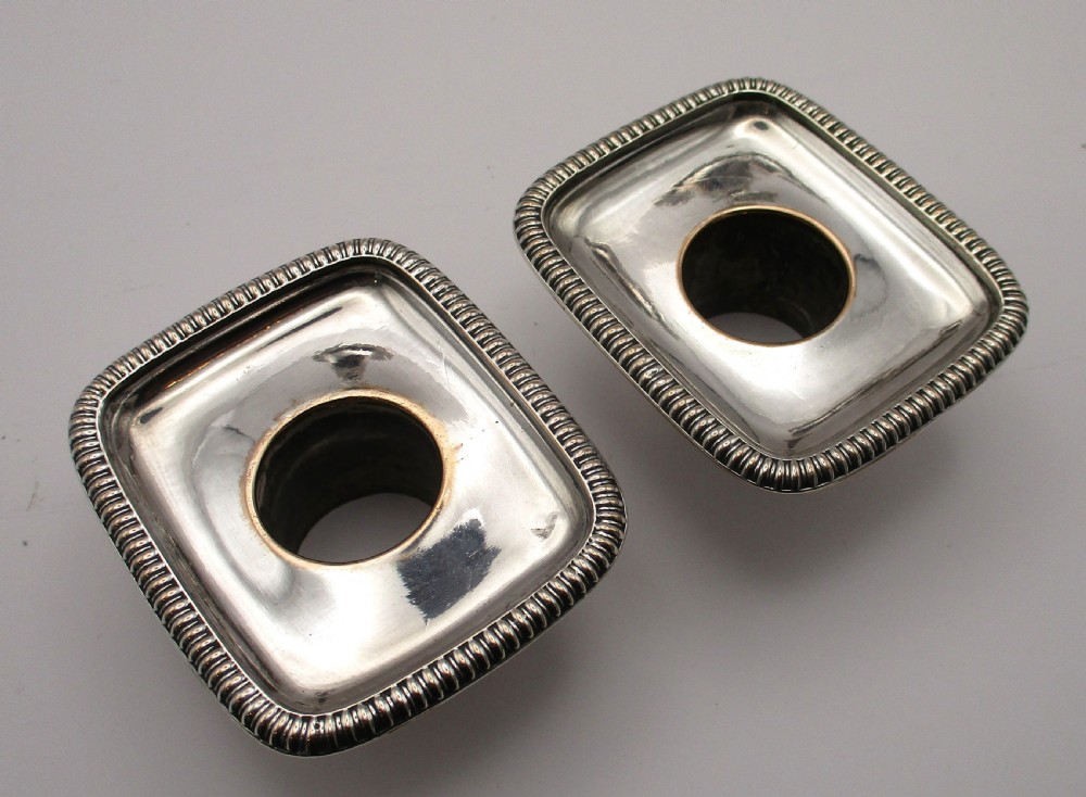 Pair of Old Sheffield Plated Candlesticks c1800 View VII