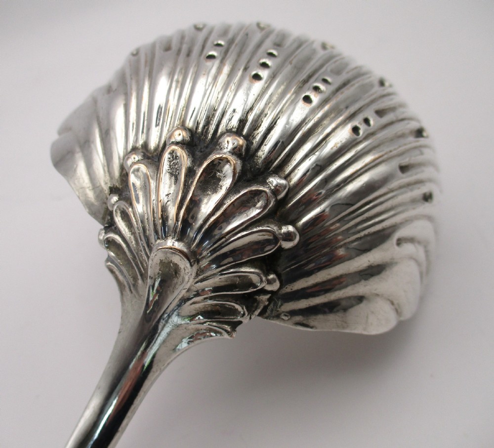 Rare 18th Century Old Sheffield Plated Soup Ladle View III