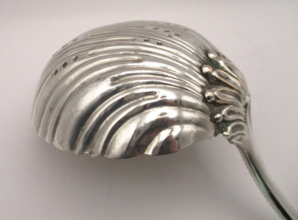 Rare 18th Century Old Sheffield Plated Soup Ladle View V
