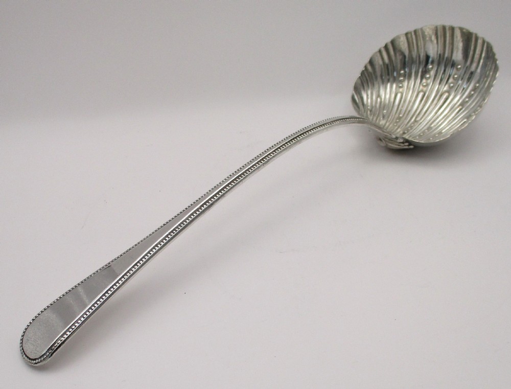 Rare 18th Century Old Sheffield Plated Soup Ladle View VII