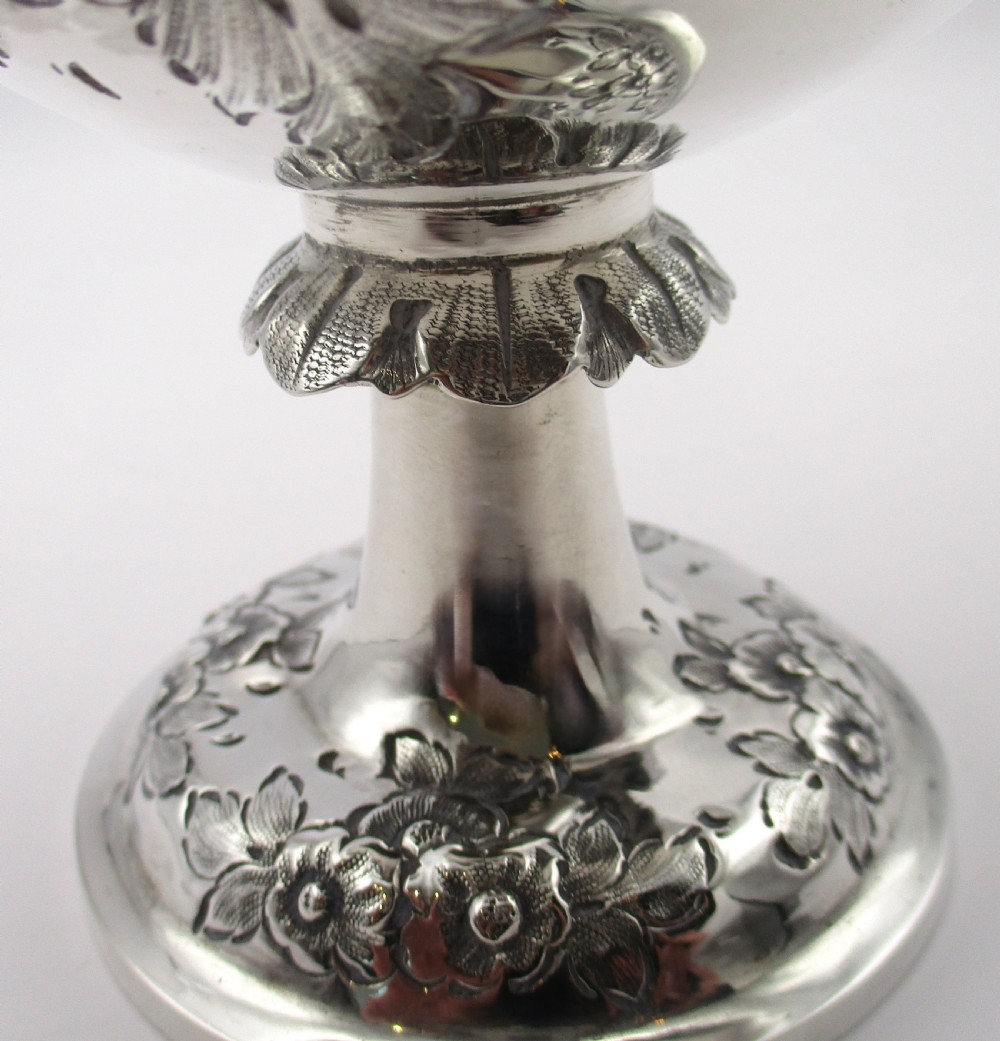 Victorian Silver Goblet - London 1862 View VIII