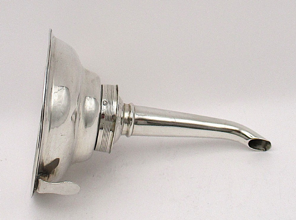 George III Silver Wine Funnel - London 1800