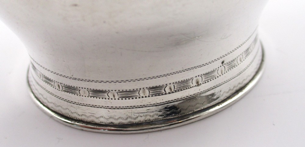 George III Silver Milk Jug - London 1796 - Robert & David Hennell  View IV