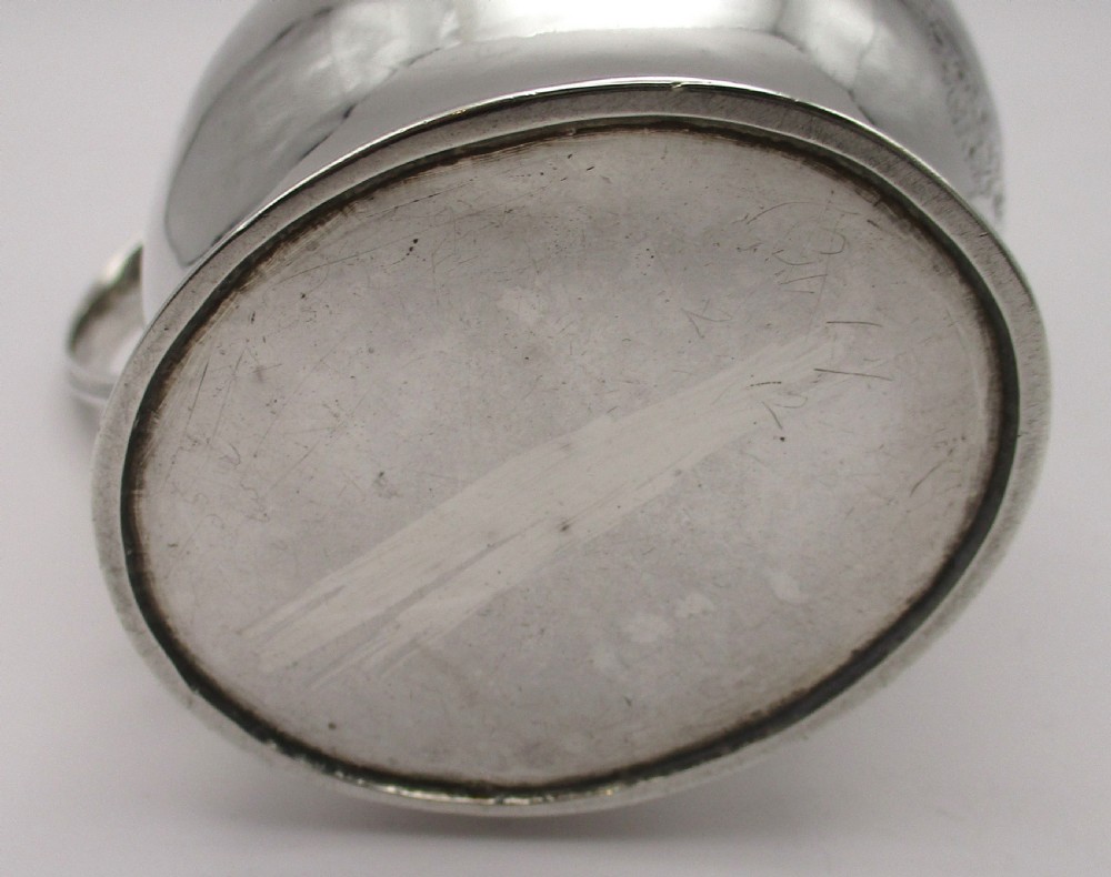 George III Silver Milk Jug - London 1796 - Robert & David Hennell  View V