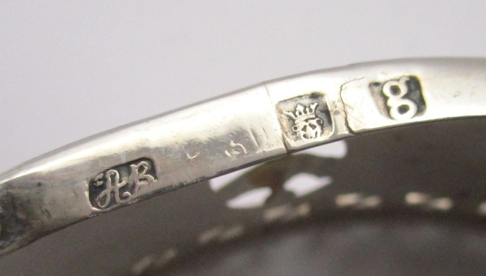 Pair of George III Silver Salts - Hester Bateman 1782 View X