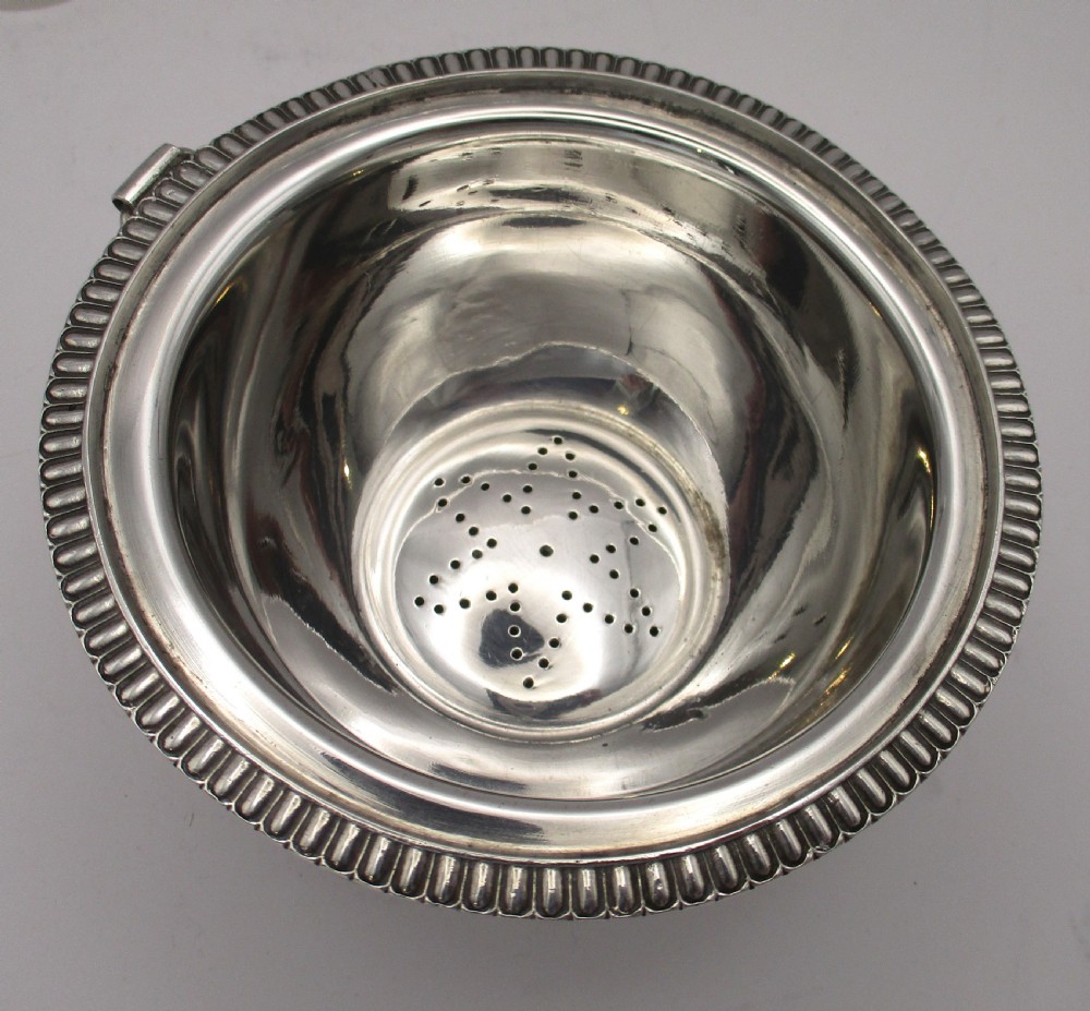 Good Large Silver Plated Wine Funnel View V