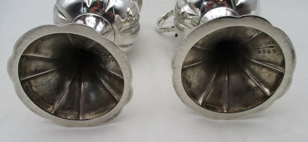 Pair of Silver Plated Loving Cups by Alfred Browett View V