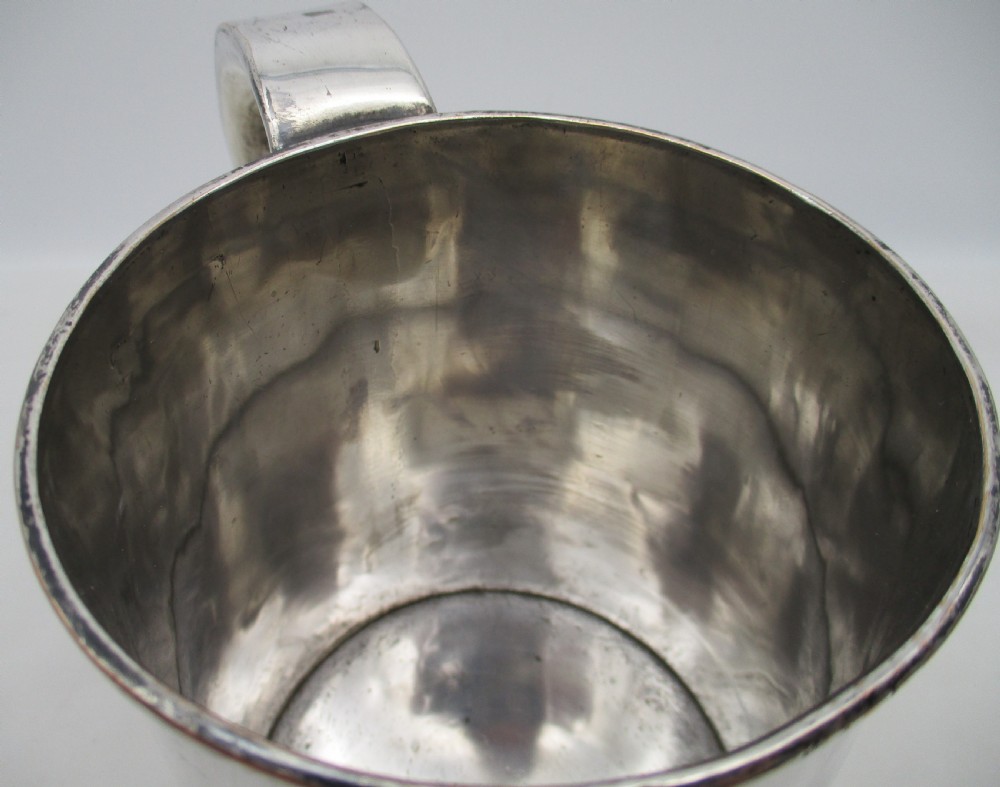 18th Century Old Sheffield Plated Tankard by N Smith 1784 View V