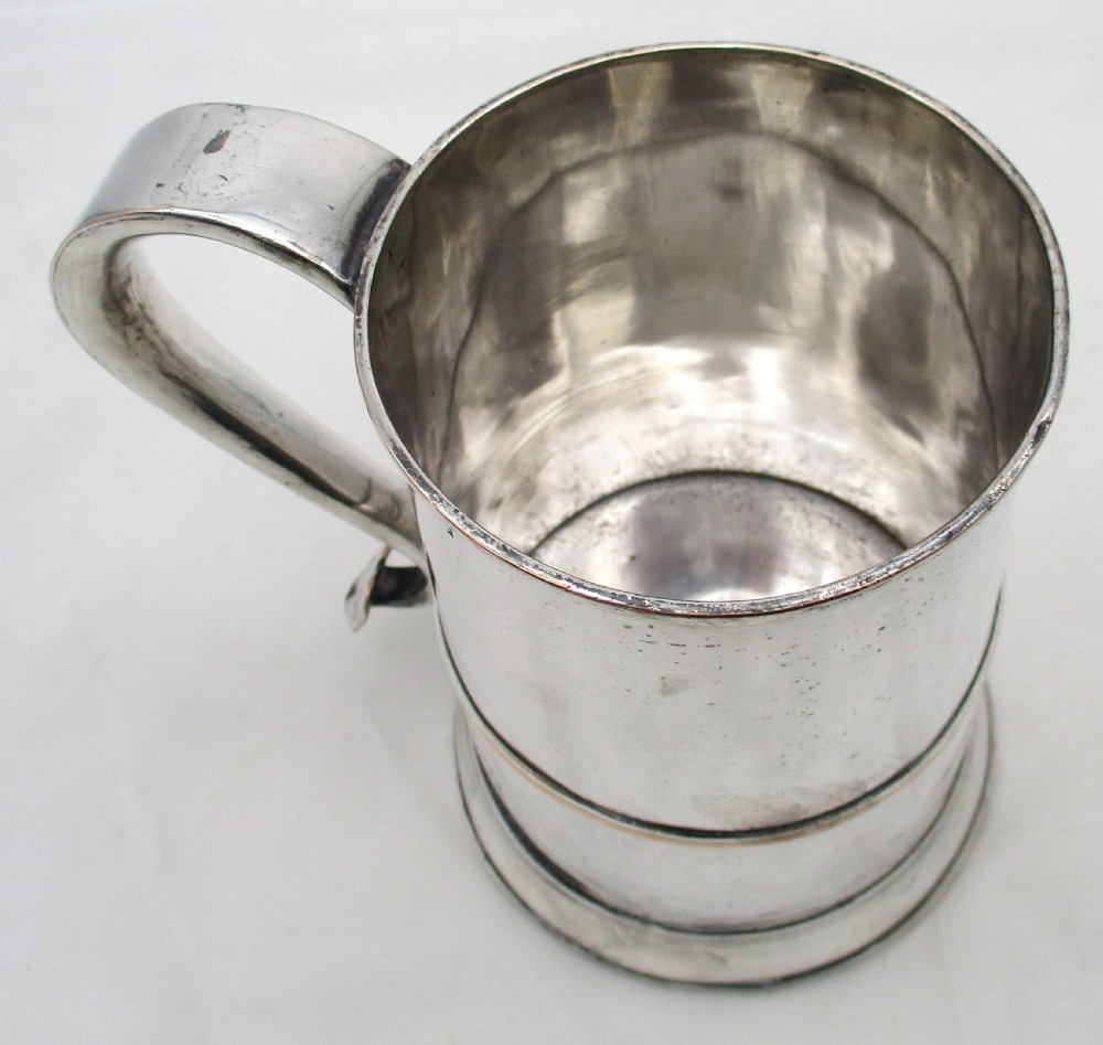 18th Century Old Sheffield Plated Tankard by N Smith 1784 View VII