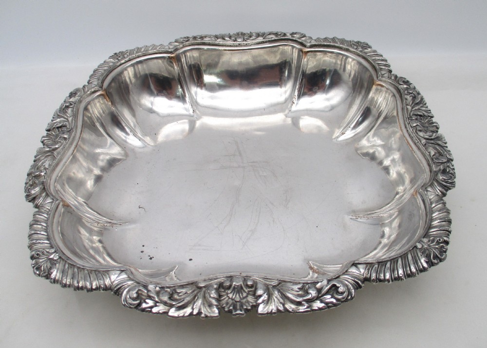 Fine Square Old Sheffield Plated Dome Topped Entree Dish/ Tureen View VI