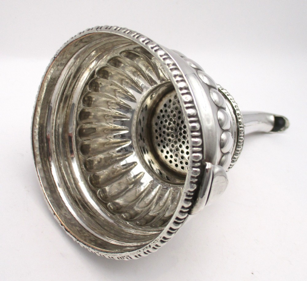 Good 19th Century Old Sheffield Plated Wine Funnel View II