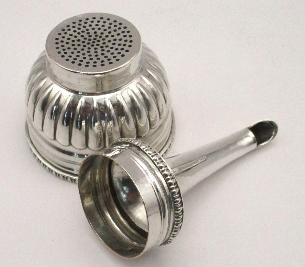 Good 19th Century Old Sheffield Plated Wine Funnel View III
