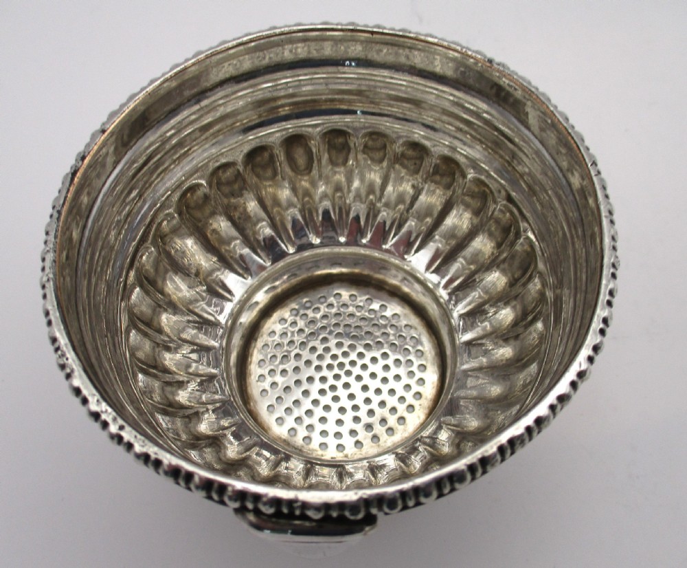 Good 19th Century Old Sheffield Plated Wine Funnel View VII