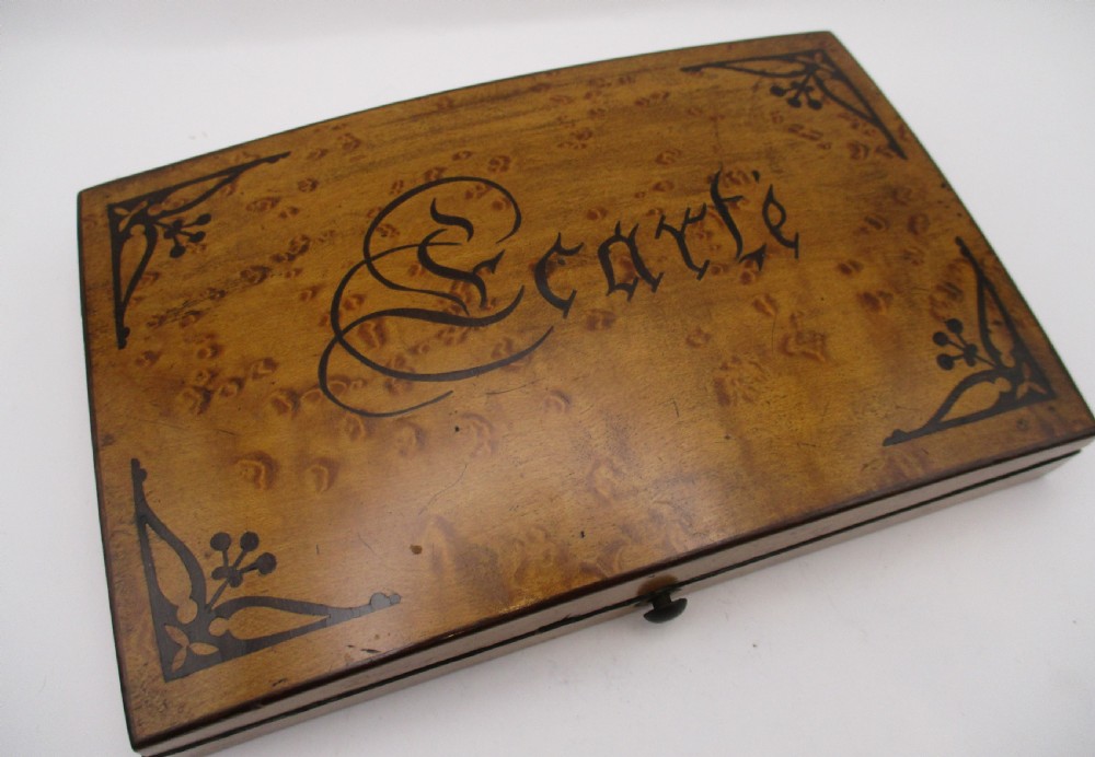 19th Century French Ecarte Card Case with Playing Cards View III