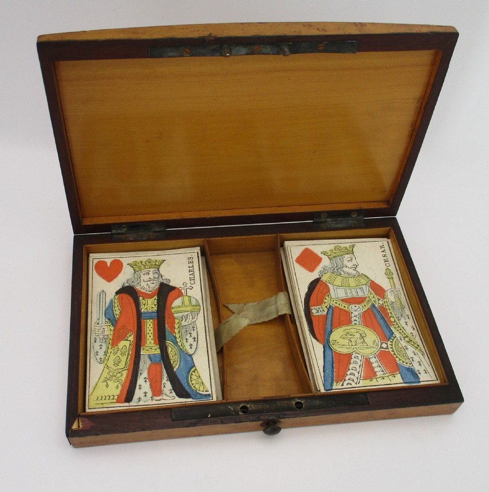 19th Century French Ecarte Card Case with Playing Cards View VIII