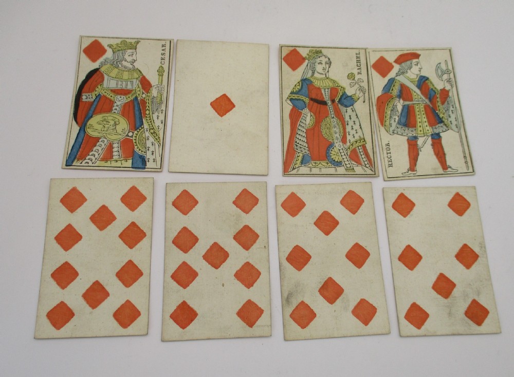 19th Century French Ecarte Card Case with Playing Cards View X