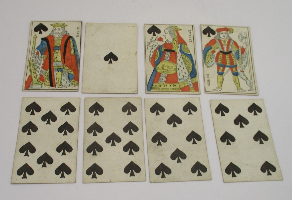 19th Century French Ecarte Card Case with Playing Cards View XI