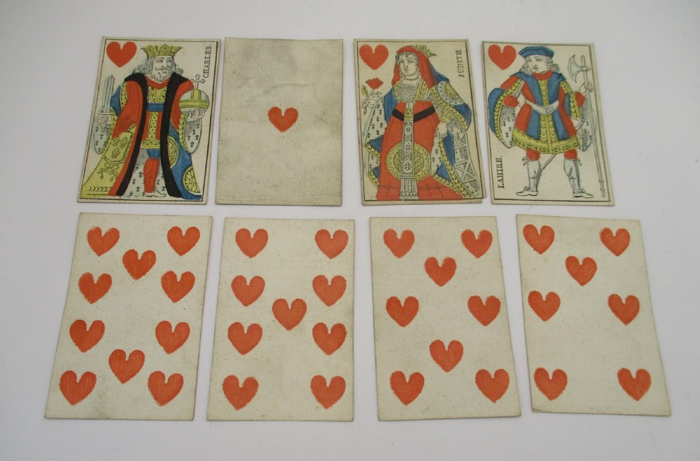 19th Century French Ecarte Card Case with Playing Cards View XIII