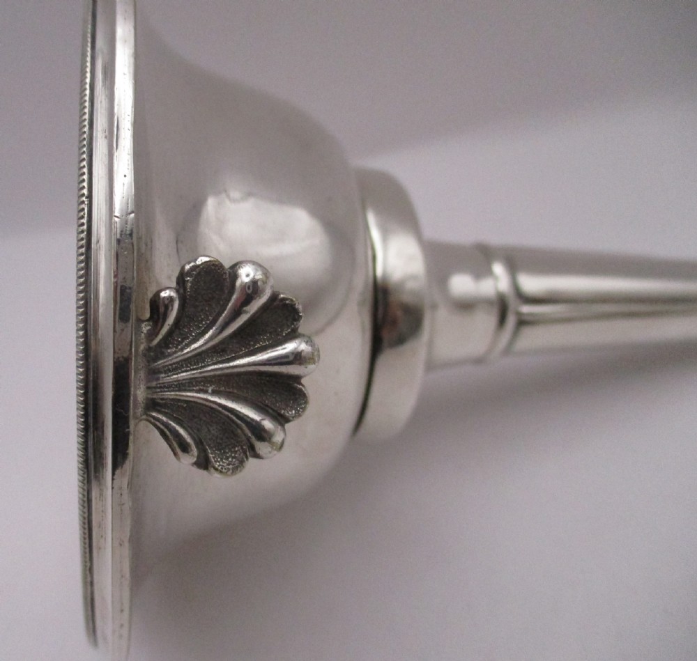 Good Large 19th Century Silver Plated Wine Funnel View IV