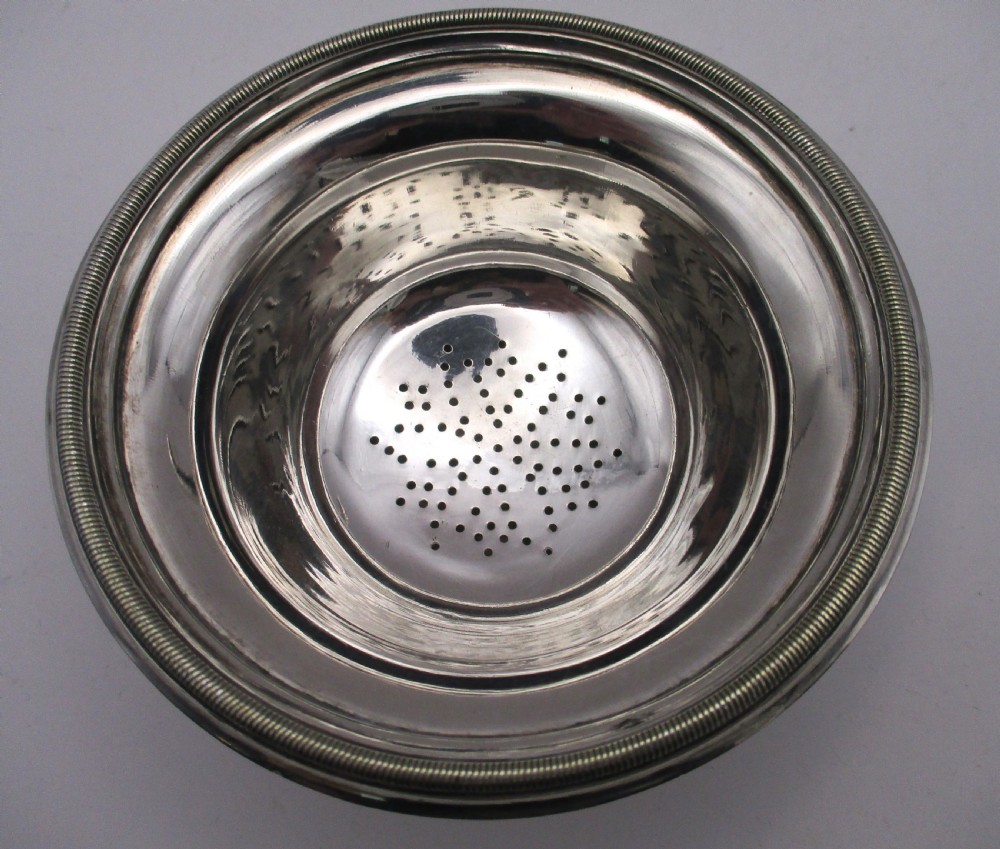 Good Large 19th Century Silver Plated Wine Funnel View V