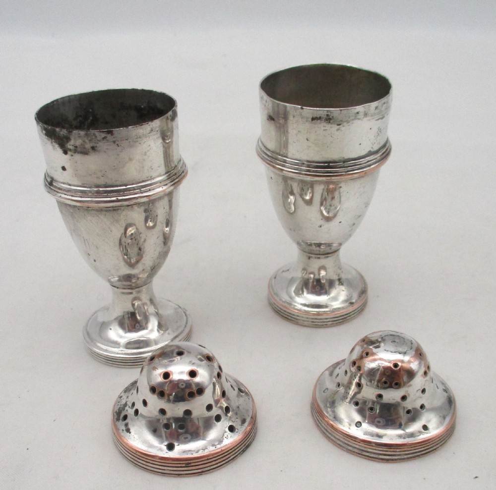 Rare 18th Century Old Sheffield Plate Wirework Egg Rack View IX