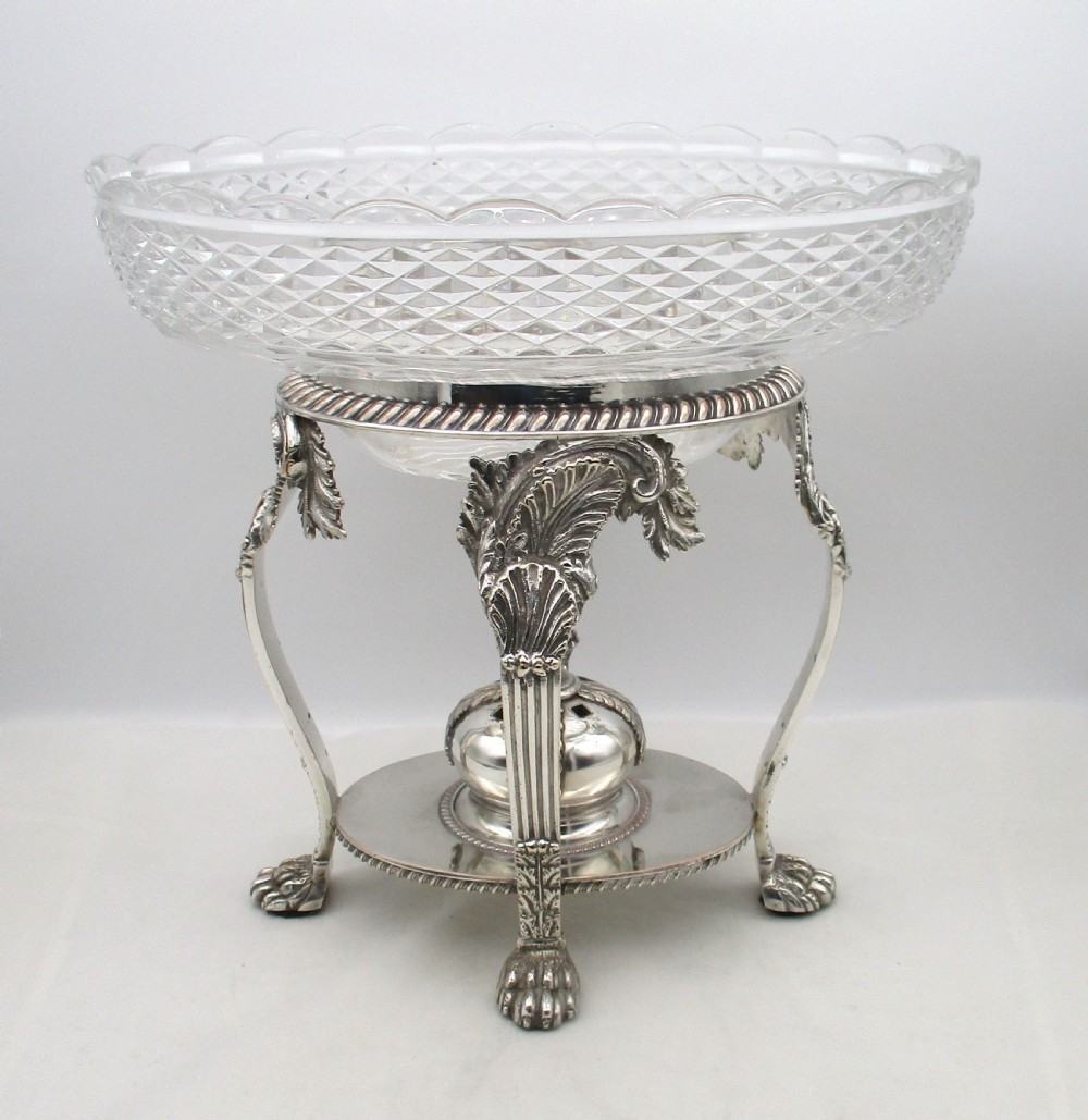 Large Impressive Old Sheffield Plated Table Centrepiece Epergne View II