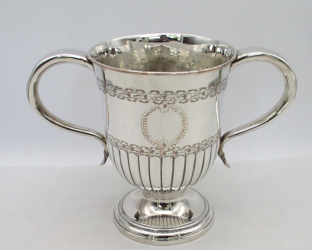 Good Large Old Sheffield Plated Loving Cup