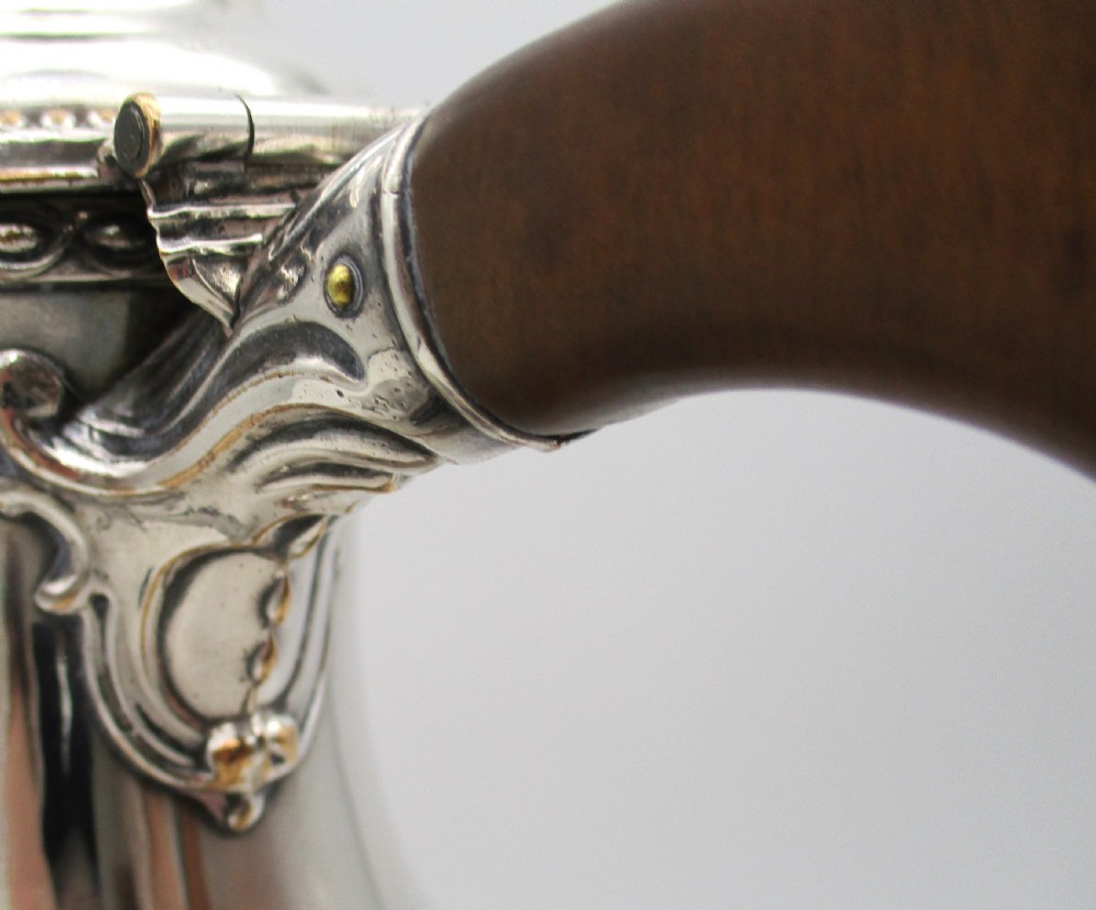 Tall 18th Century Old Sheffield Plated Coffee Pot View VII